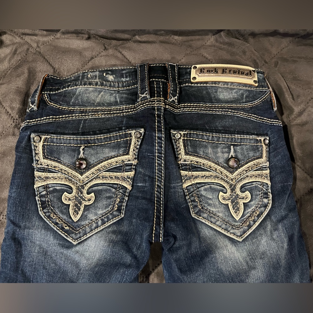 Women’s rock revival Elani skinny jeans